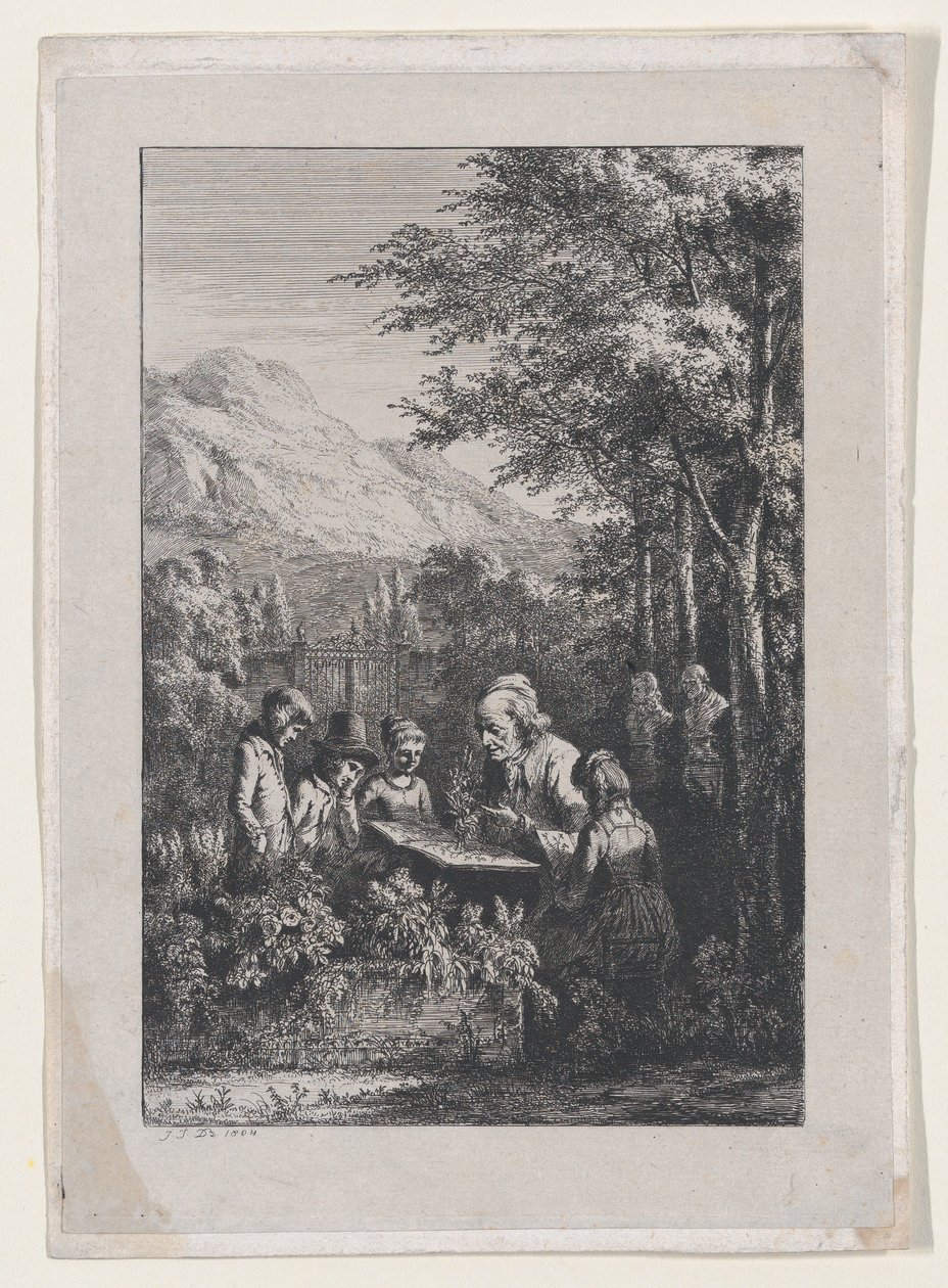 La leçon de botanique - Jean Jacques de Boissieu
