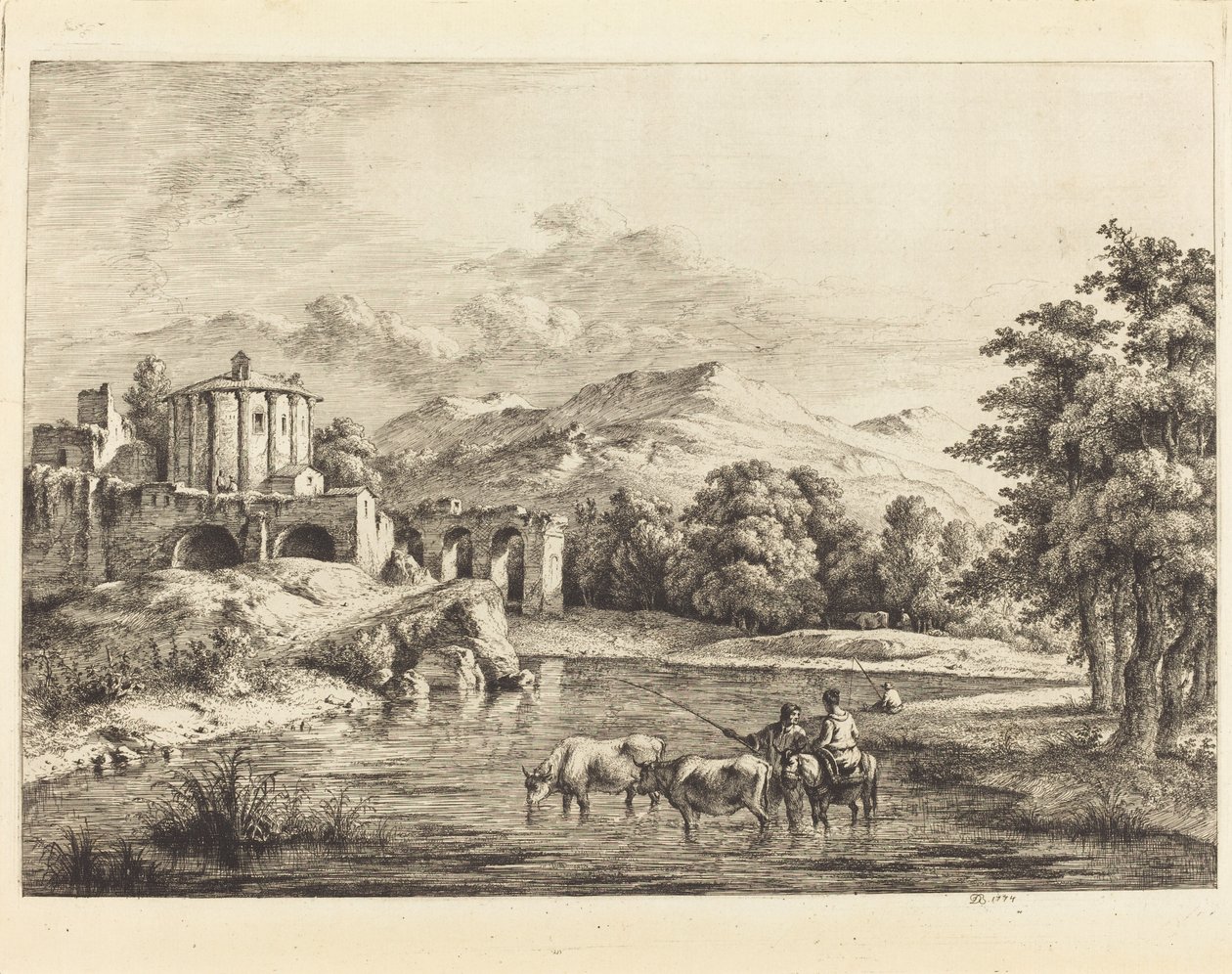 Le temple de Vesta - Jean-Jacques de Boissieu