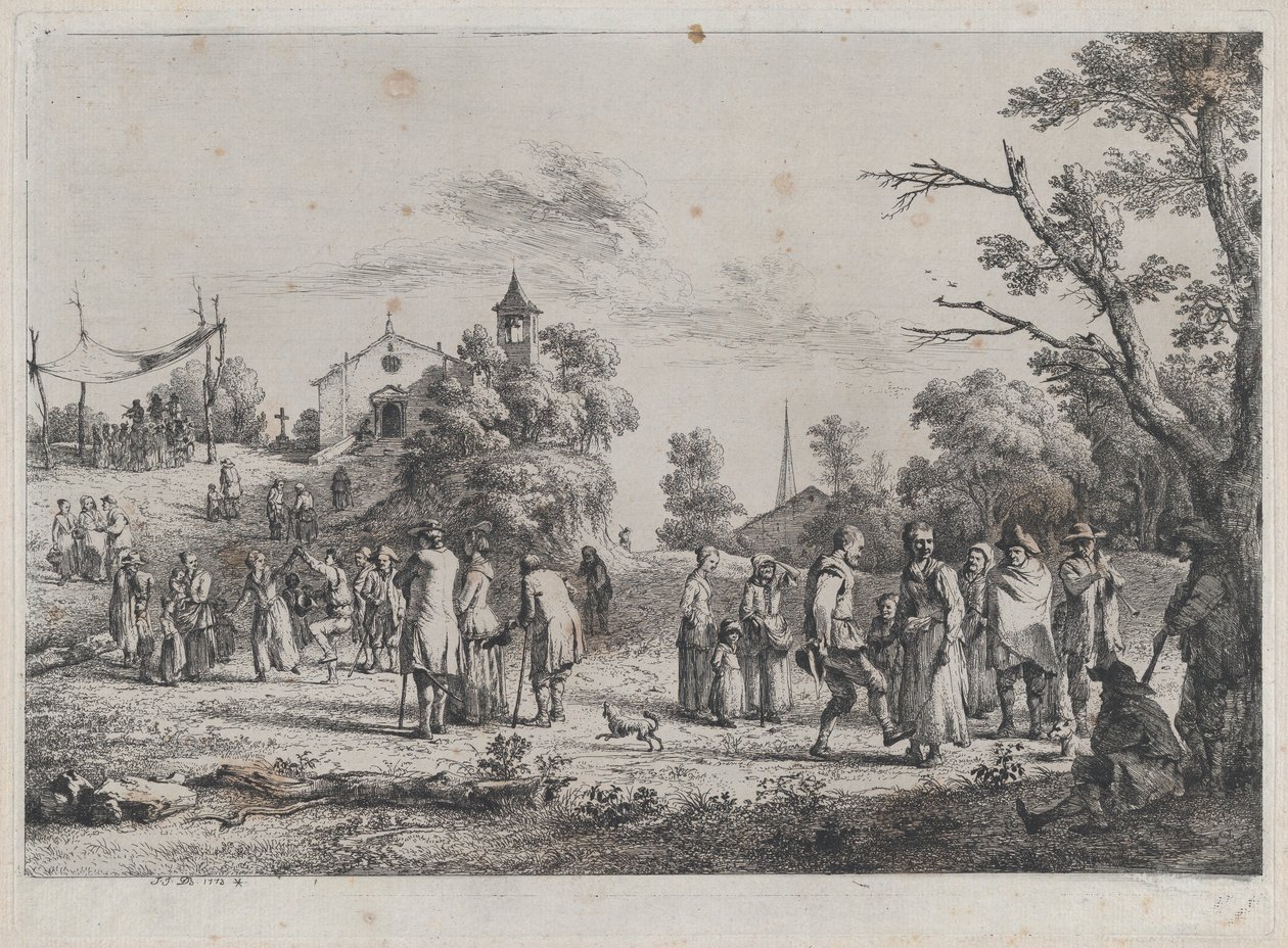 Fête de village, 1773 - Jean Jacques de Boissieu