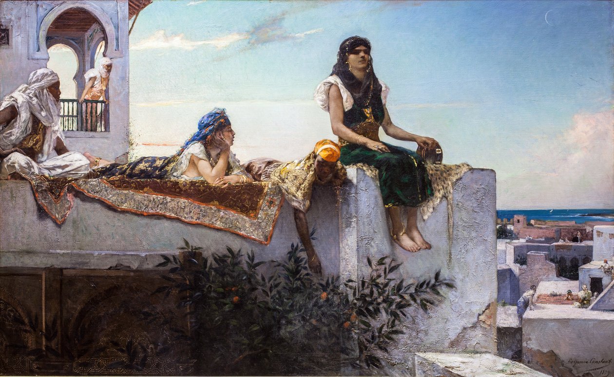Soirée sur les terrasses (Maroc) - Jean Joseph Benjamin Constant