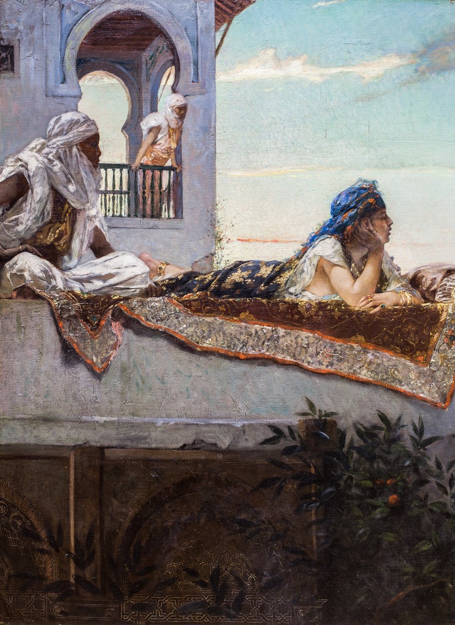 Soirée sur les terrasses (Maroc) - Jean Joseph Benjamin Constant