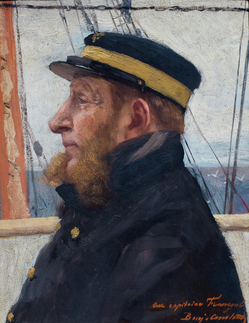 Portrait du capitaine Frangeul, 23 janvier - Jean Joseph Benjamin Constant