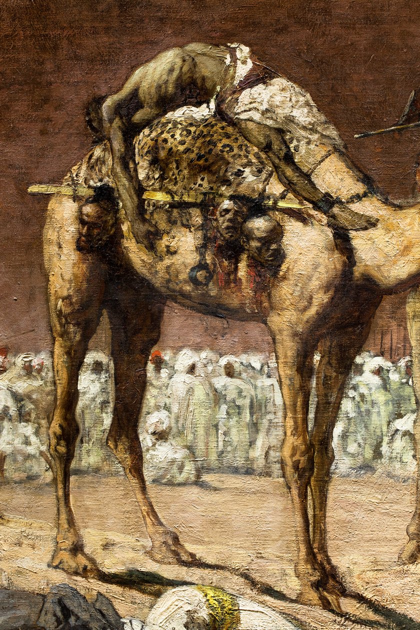 Les derniers rebelles, scène historique marocaine (détail) - Jean Joseph Benjamin Constant