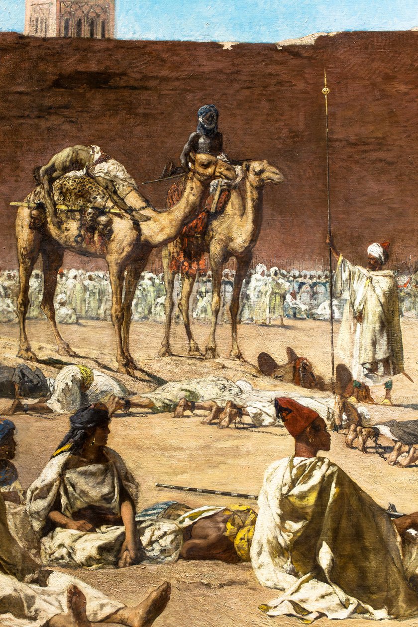 Les derniers rebelles, scène historique marocaine - Jean Joseph Benjamin Constant