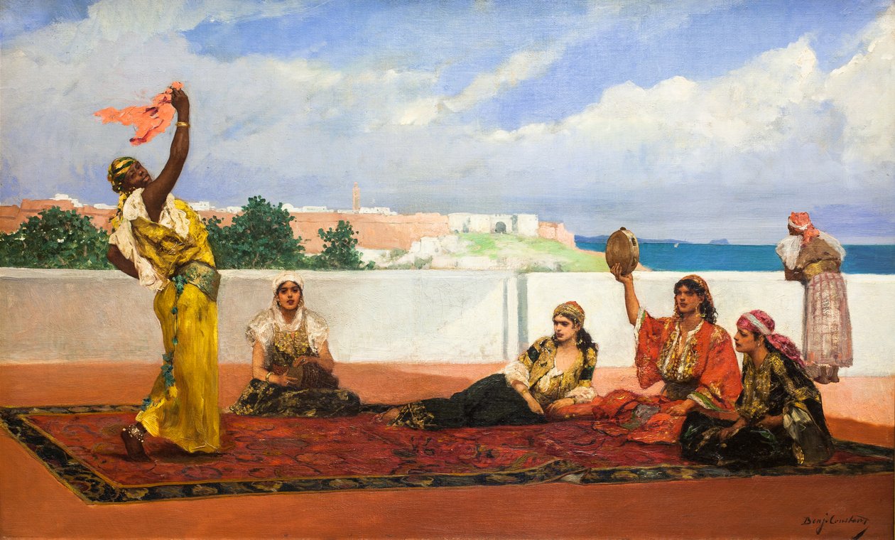 La danse du foulard, vers 1880 (Huile sur toile) - Jean Joseph Benjamin Constant
