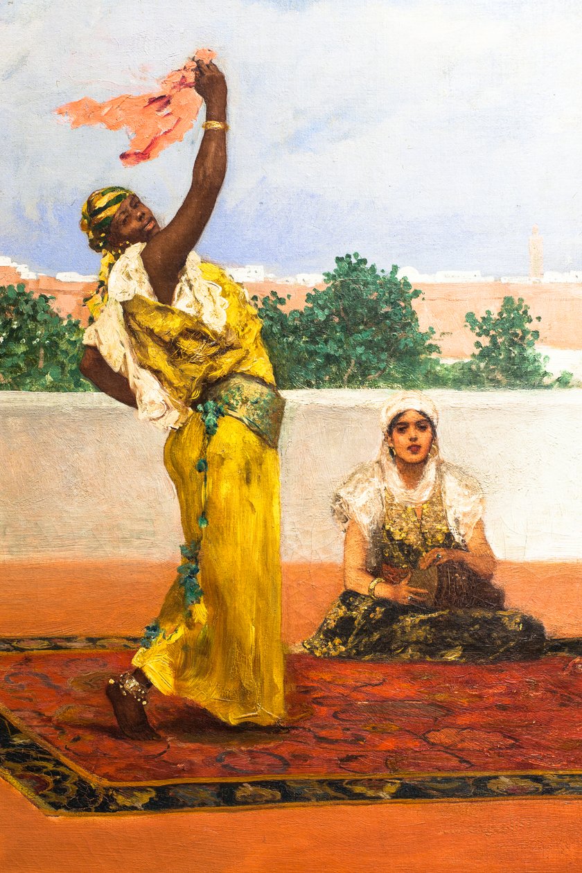 La danse du foulard, vers 1880 (Huile sur toile) - Jean Joseph Benjamin Constant