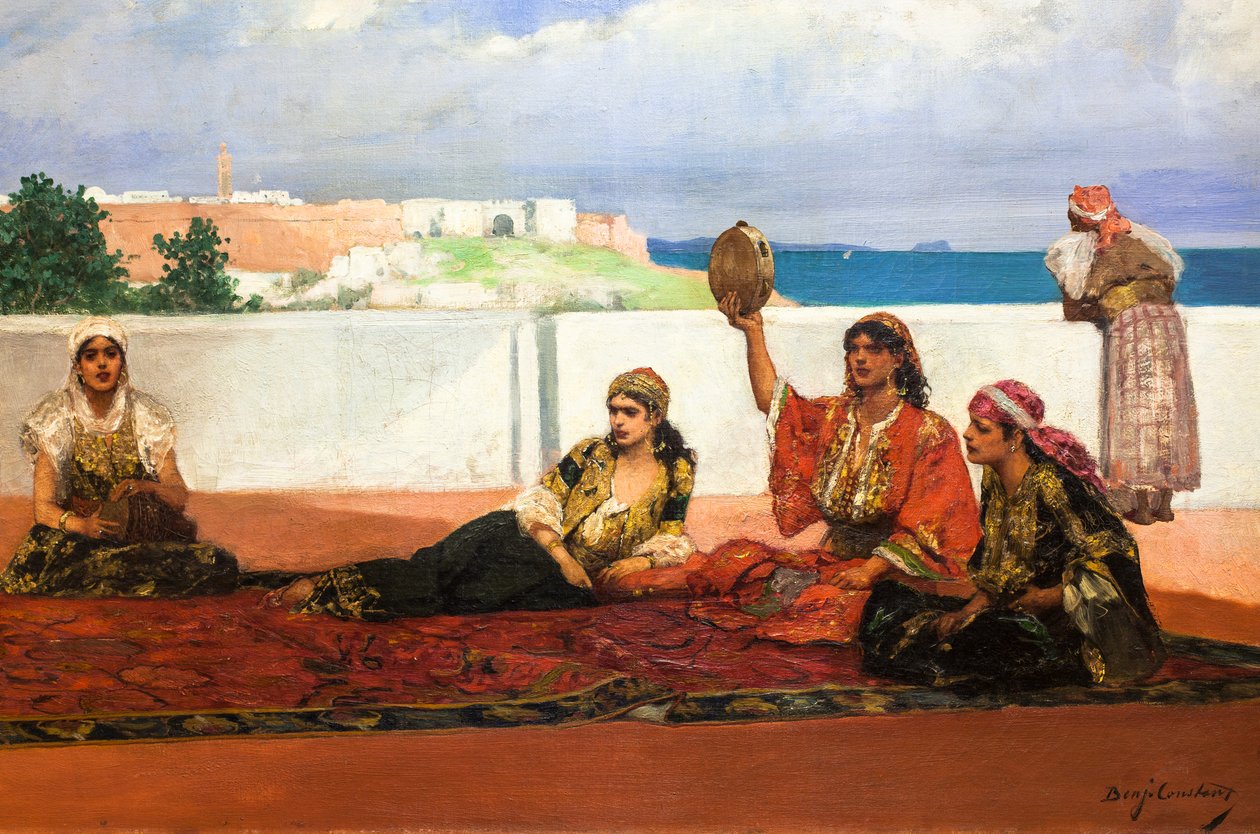 La danse du foulard, vers 1880 (Huile sur toile) - Jean Joseph Benjamin Constant