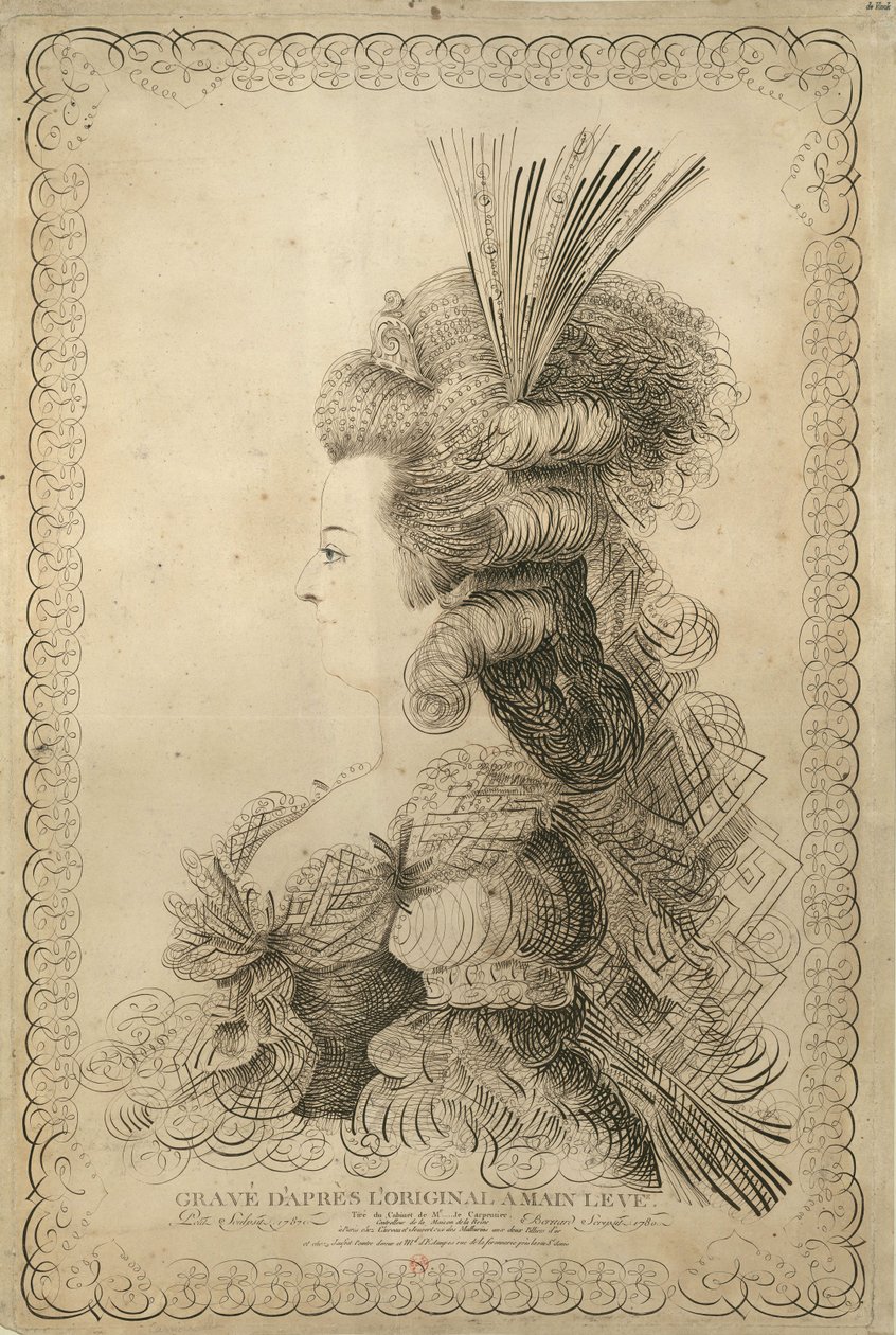 Portrait de Marie-Antoinette 1755-1793, archiduchesse d
