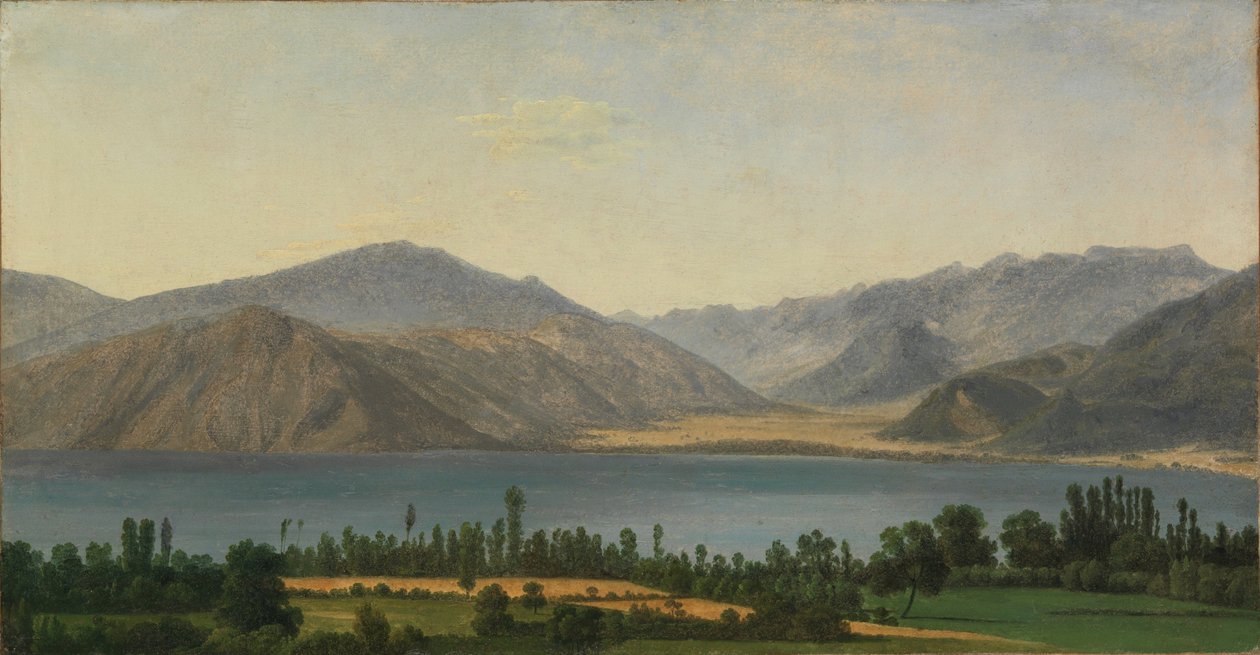 Le lac Fucino et les Abruzzes - Jean Joseph Xavier Bidauld