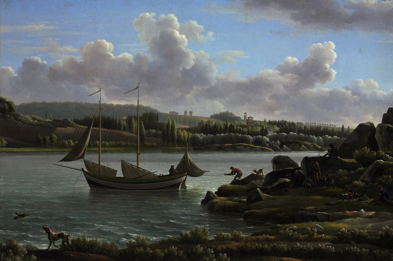 Le Départ pour la chasse - Jean Joseph Xavier Bidauld
