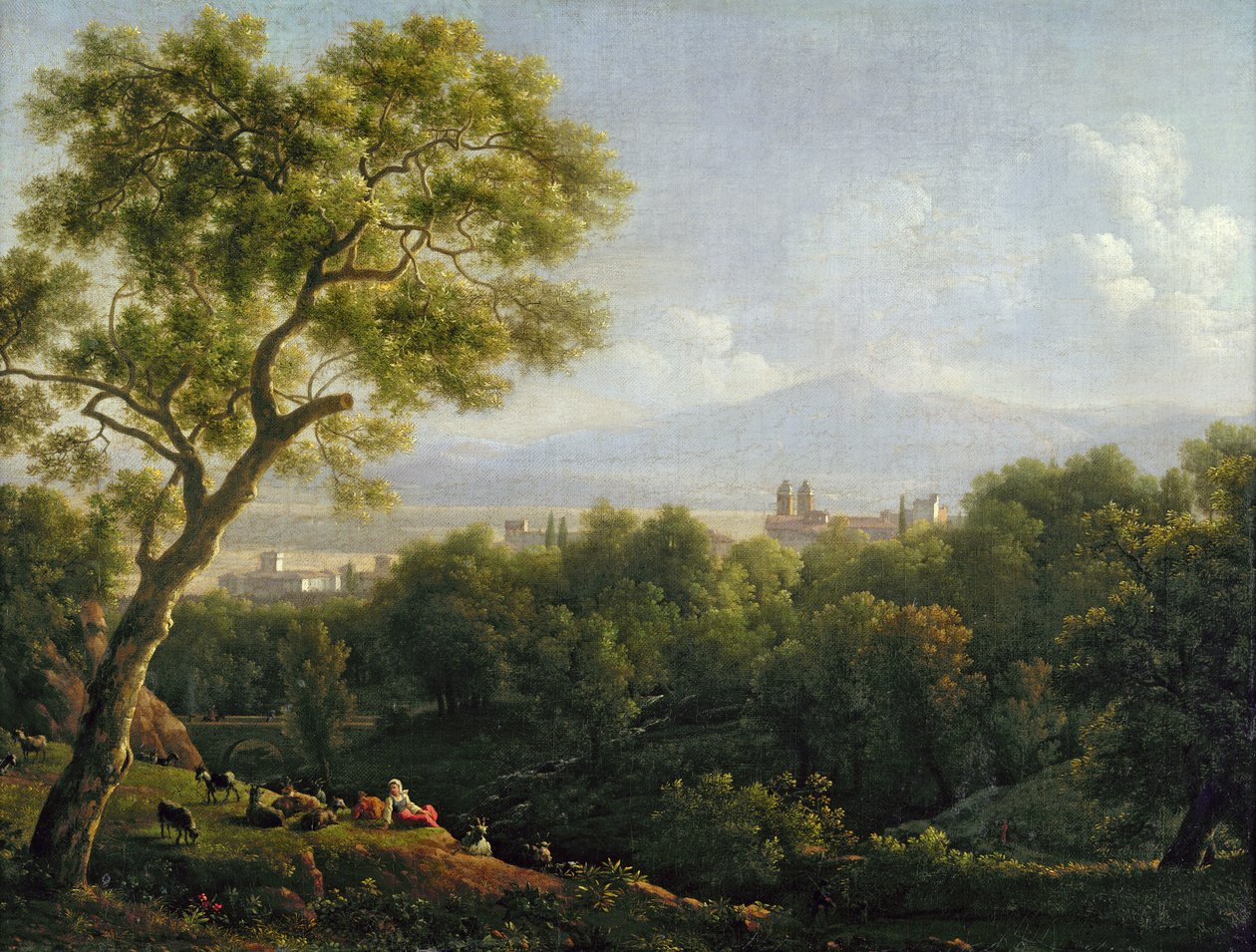 Vue de Frascati - Jean-Joseph-Xavier Bidauld