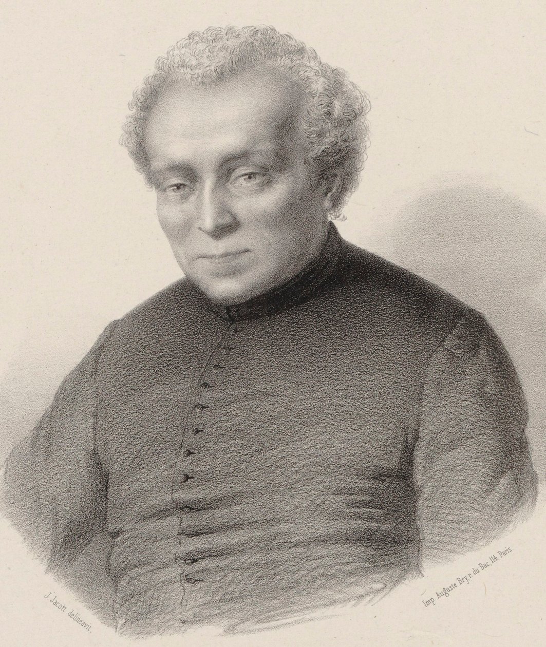 Portrait du compositeur Louis Lambillotte - Jean Julien Jacott