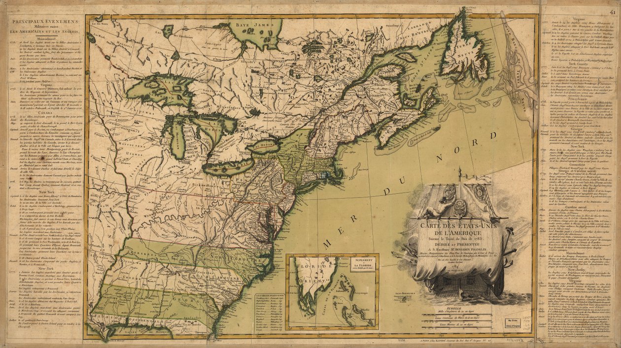 Carte des États-Unis de l