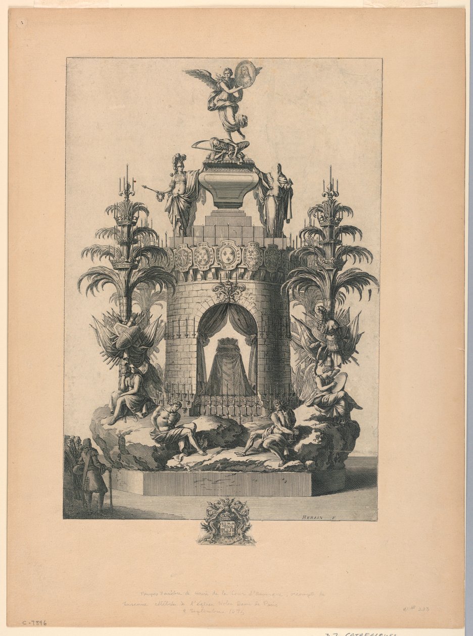 Catafalque de Henri de la Tour d