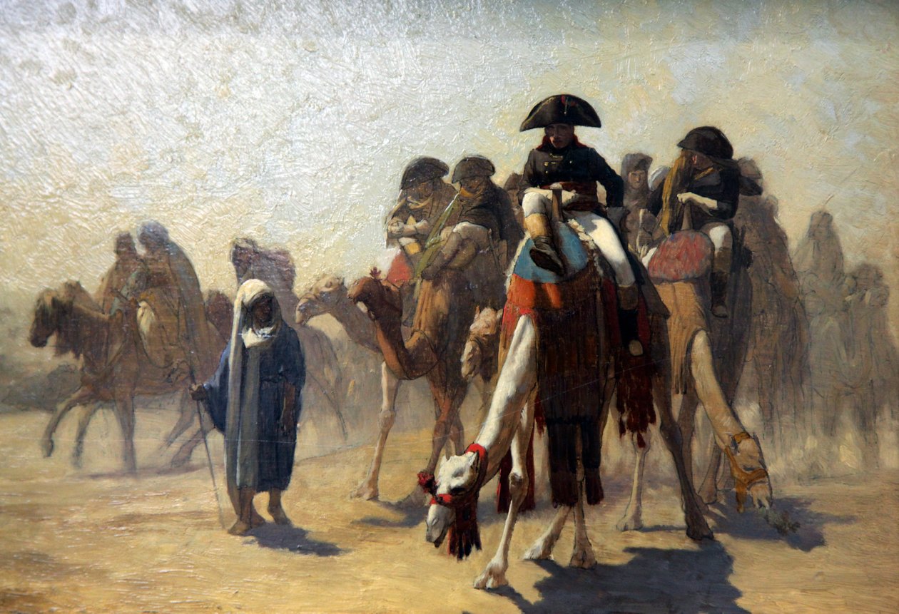Général Bonaparte avec son état-major en Égypte - Jean Leon Gerome