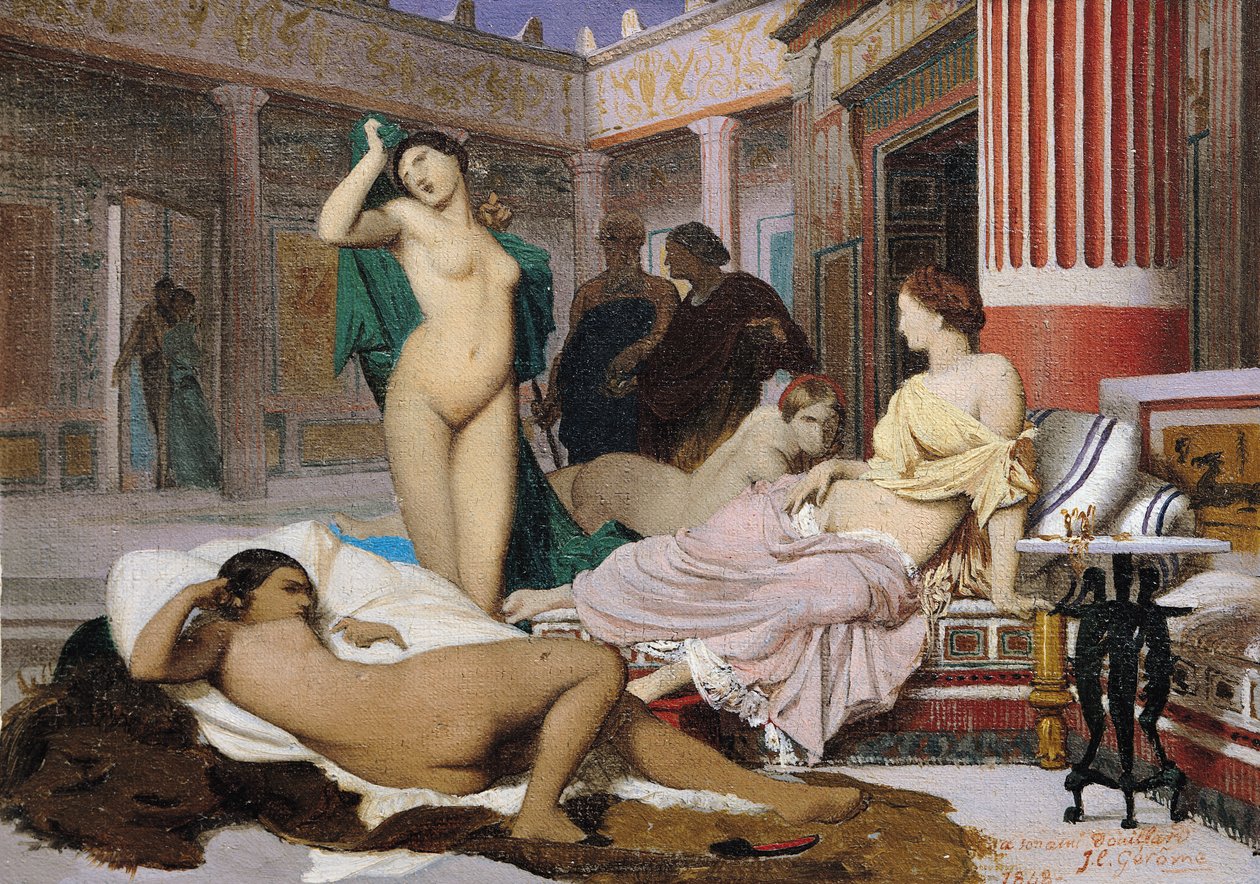 Intérieur grec - Jean Leon Gerome