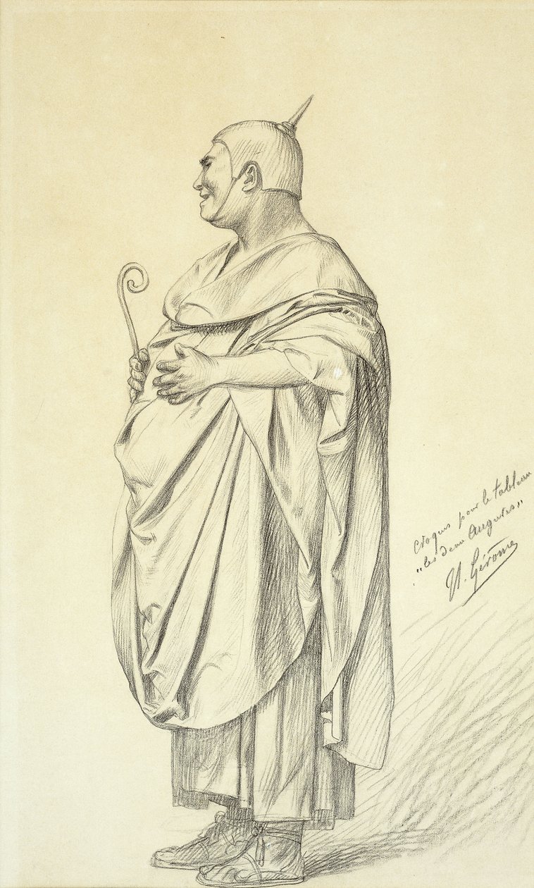 Étude pour les deux augures - Jean Leon Gerome