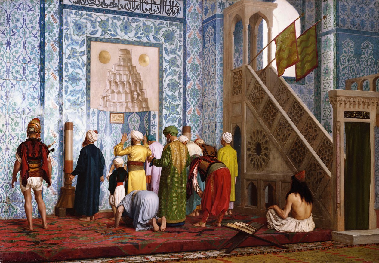 La Mosquée bleue, 1878 - Jean Leon Gerome