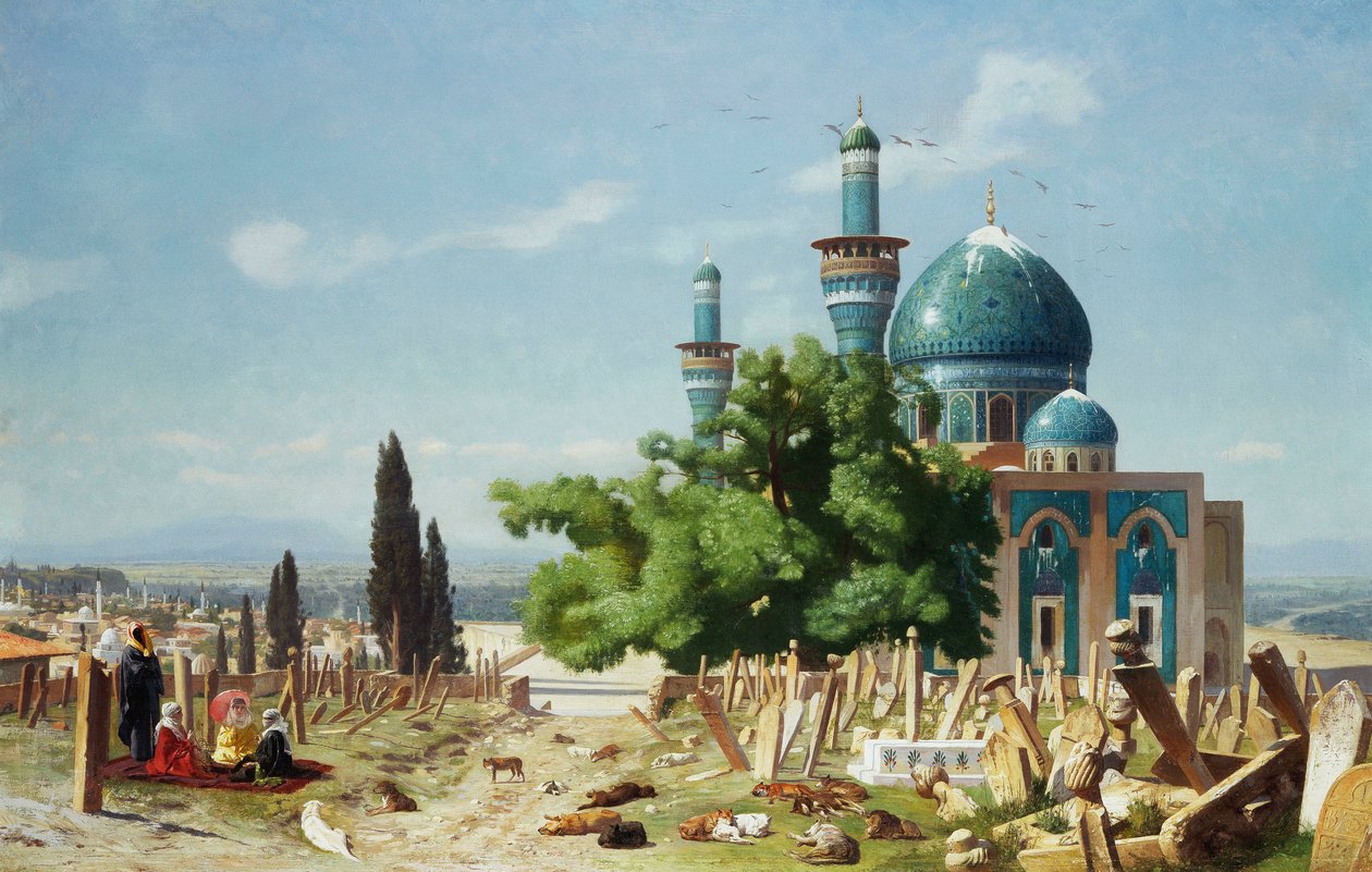 Les champs de repos, Brousse - Jean Leon Gerome