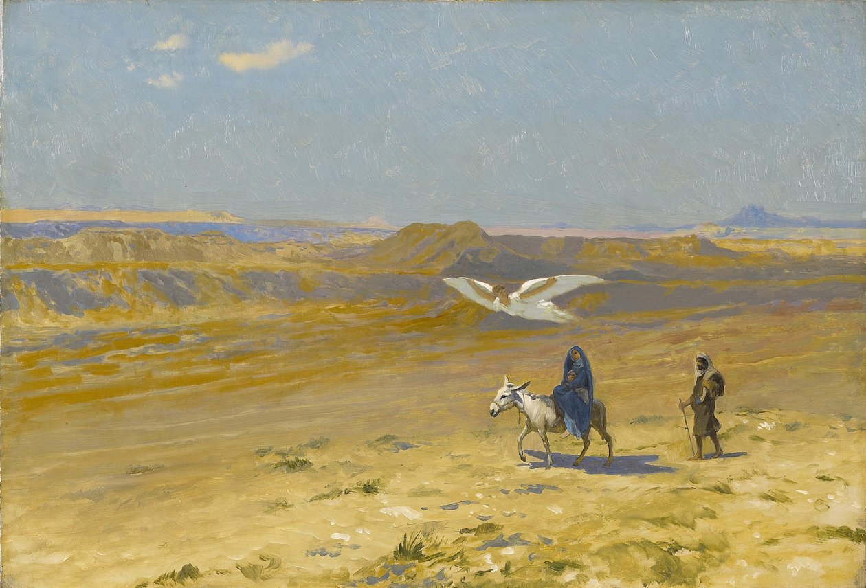 La Fuite en Égypte, années 1890 - Jean Leon Gerome