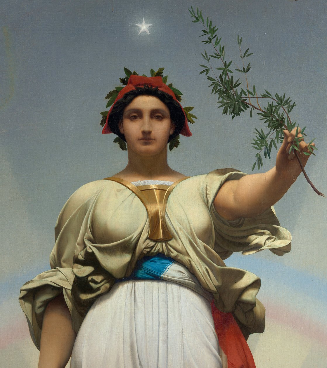 La République par Gerome Jean Leon (1824 - 1904) (allégorie - 1848); Mairie des Lilas - Jean Leon Gerome