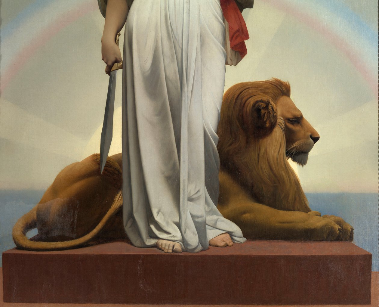 La République par Gérôme Jean Léon (1824 - 1904) (allégorie - 1848); Mairie des Lilas - Jean Leon Gerome