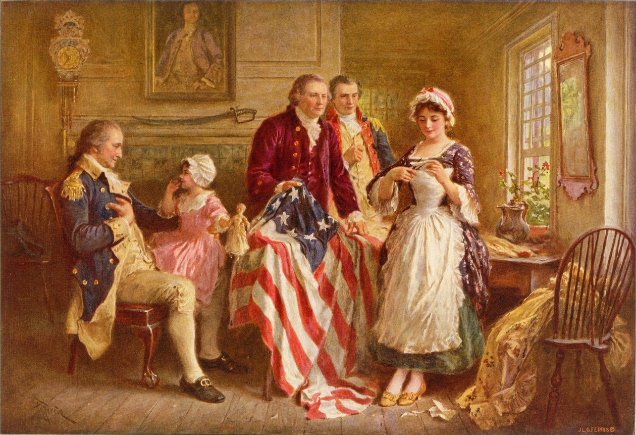 Betsy Ross 1777 - Jean Leon Gerome Ferris