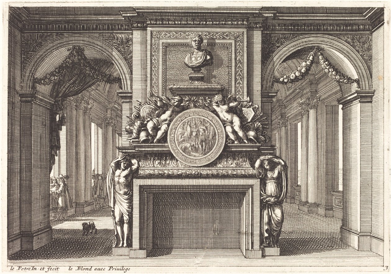 Cheminées et autres décorations intérieures - Jean Lepautre