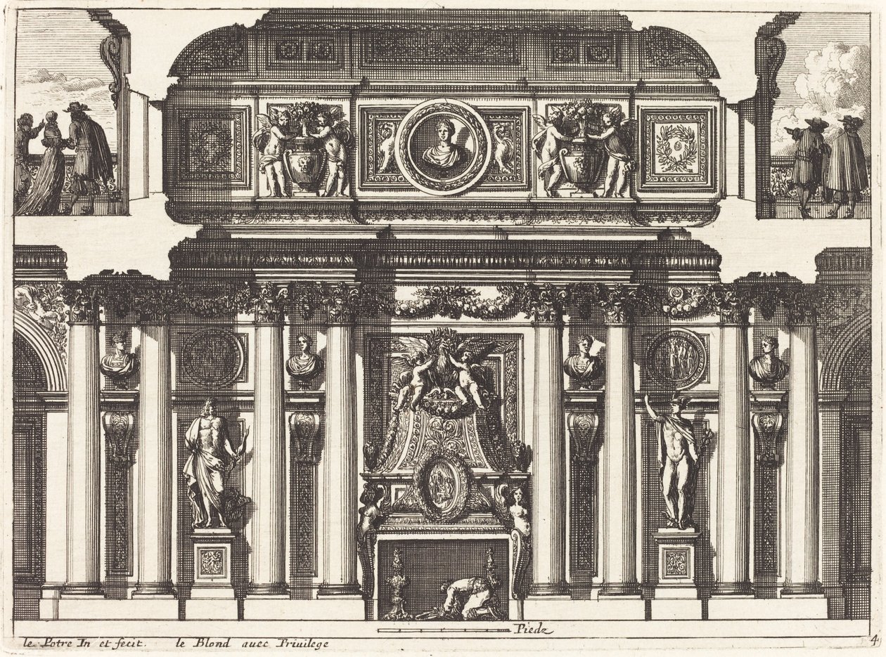 Cheminées et autres décorations intérieures - Jean Lepautre