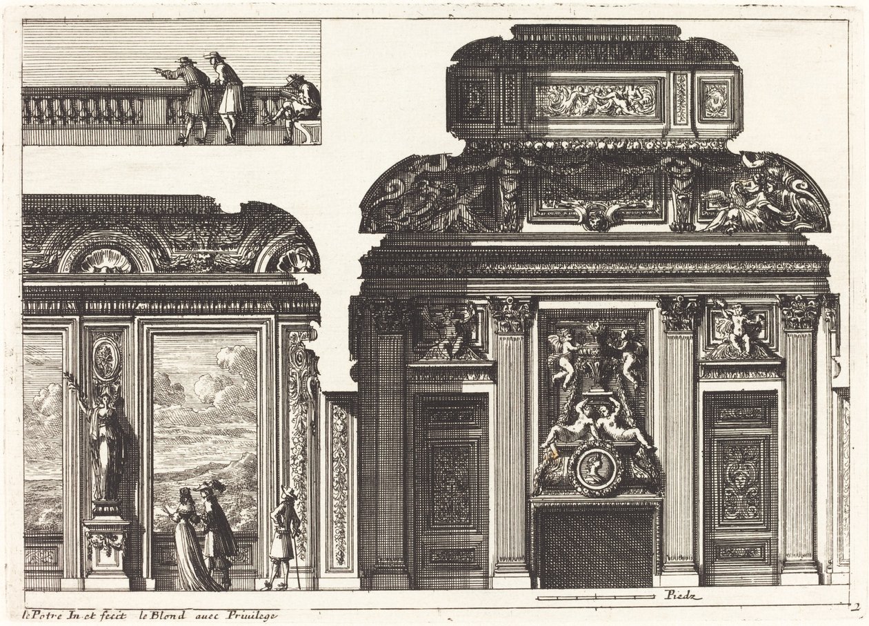 Cheminées et autres décorations intérieures - Jean Lepautre