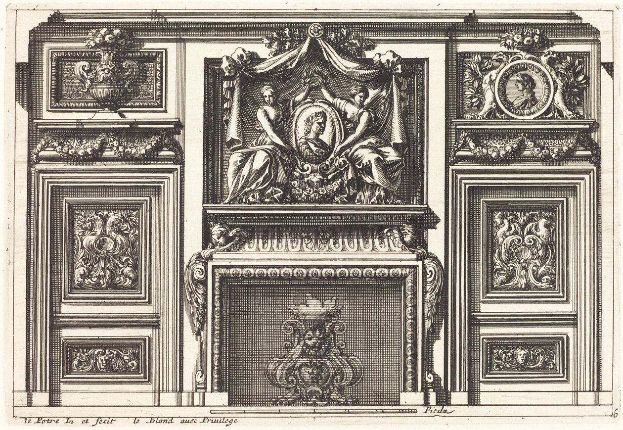 Cheminées et autres décorations intérieures - Jean Lepautre