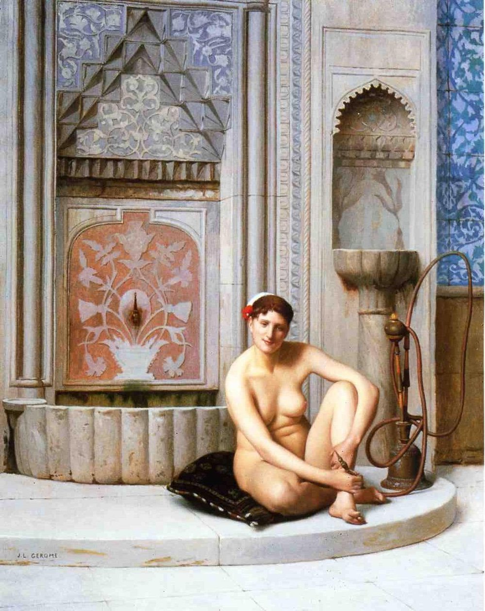 Français :  Odalisque - Jean Leon Gerome