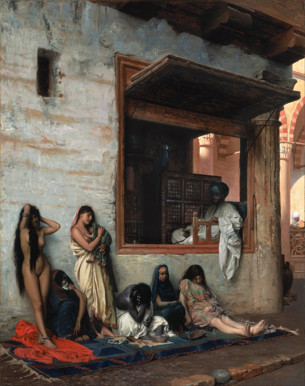 Le marché aux esclaves Jean Leon Gerome Estampe d