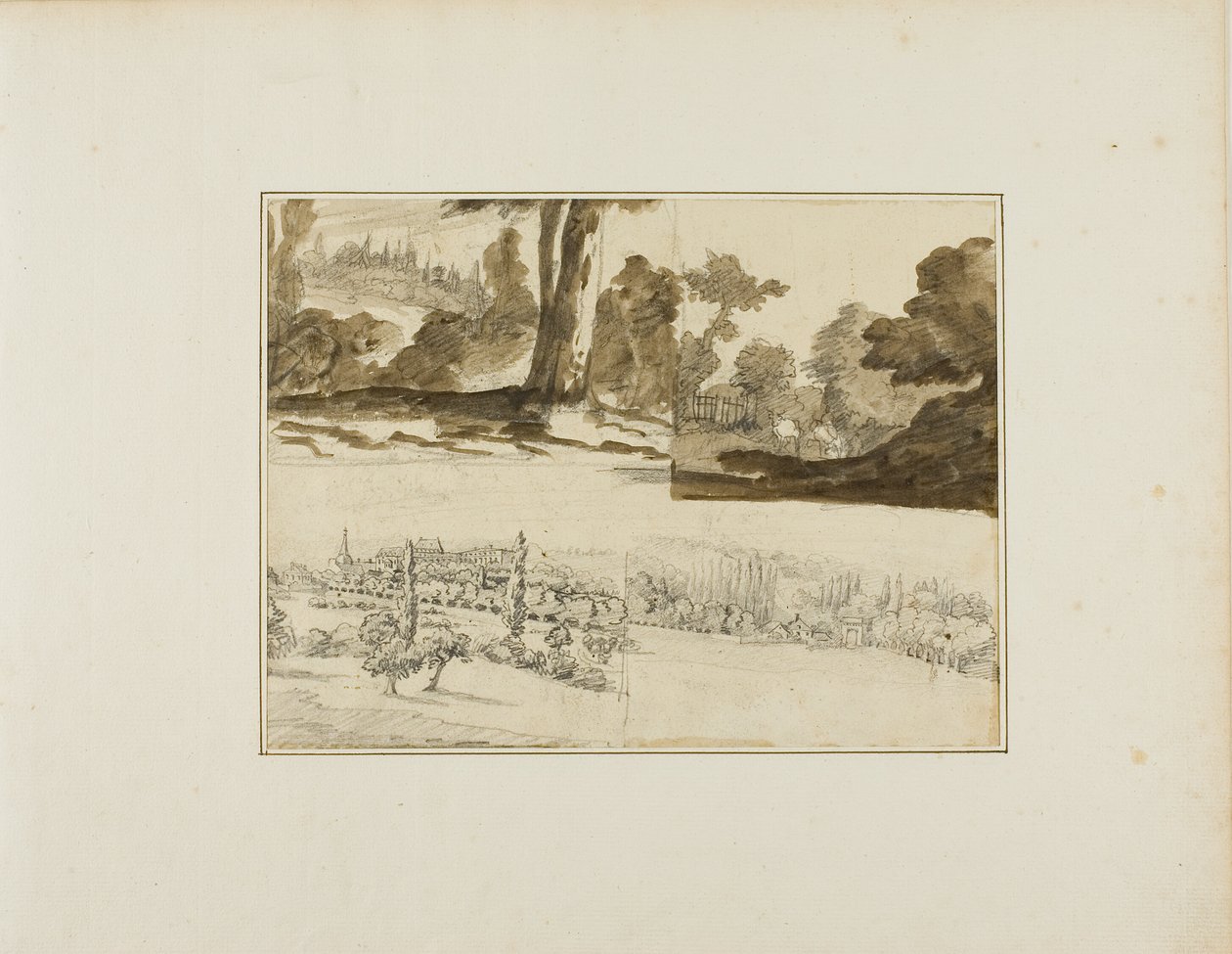 Quatre paysages - Jean Louis André Théodore Géricault