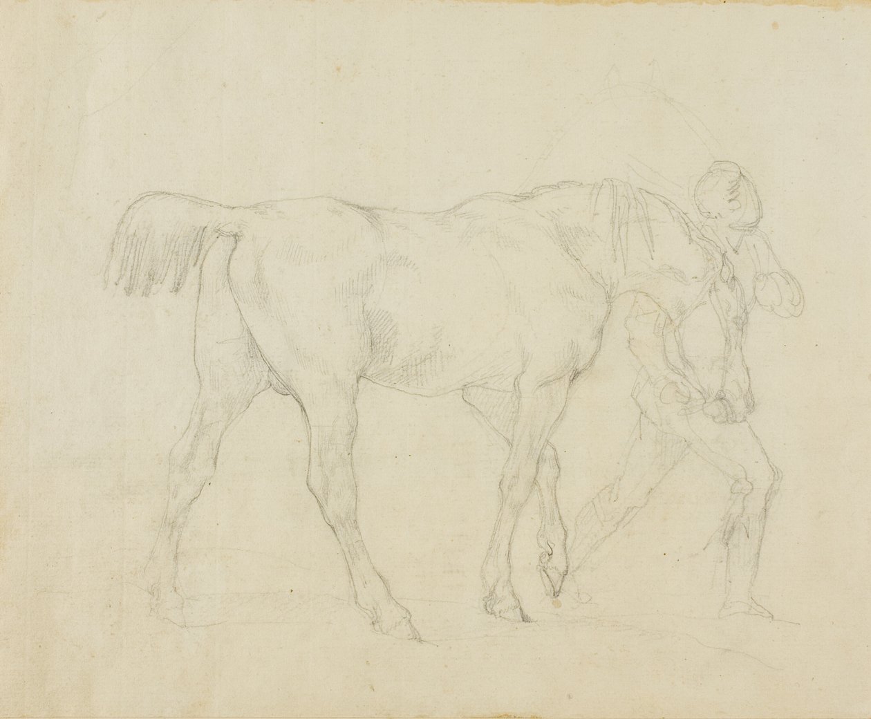 Palefrenier menant un cheval - Jean Louis André Théodore Géricault
