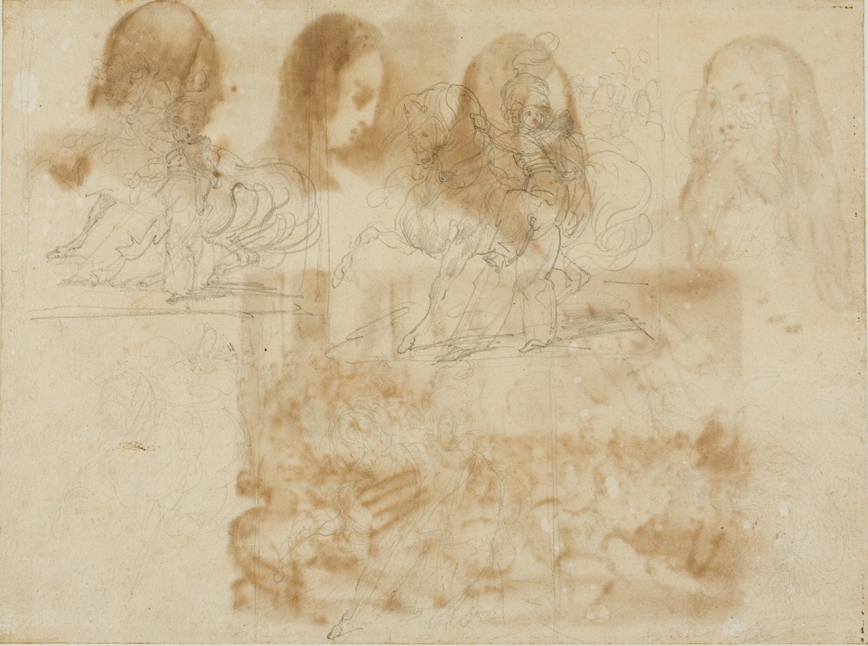 Six croquis d