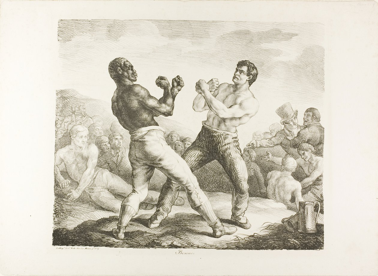 Les Boxeurs - Jean Louis André Théodore Géricault