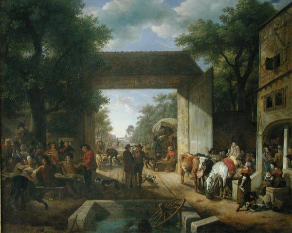 Un marché aux portes d