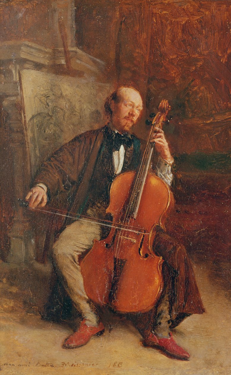 Alexandre Batta, le violoncelliste, 1855 - Jean Louis Ernest Meissonier