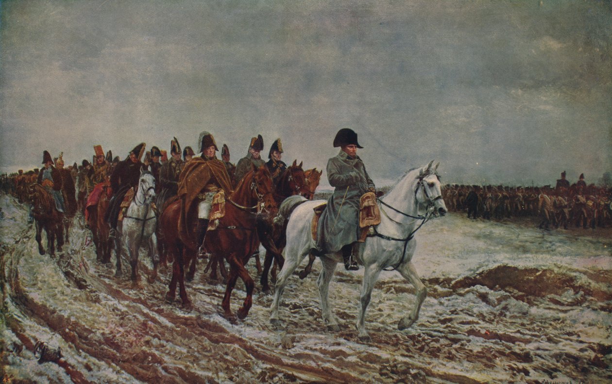 Napoléon pendant la campagne de France de 1814, 1864, vers 1915 - Jean Louis Ernest Meissonier