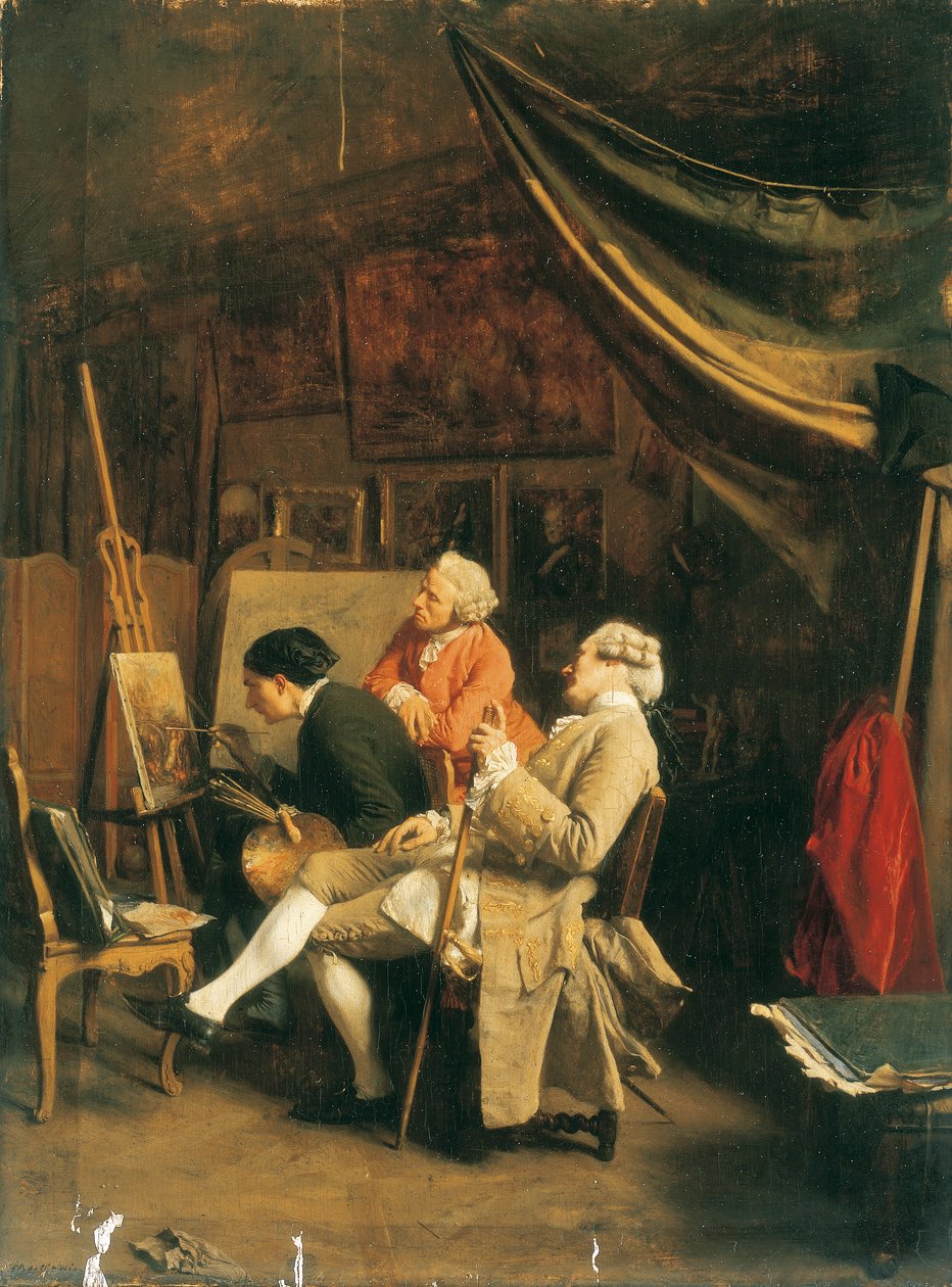 Les peintres amateurs - Jean Louis Ernest Meissonier