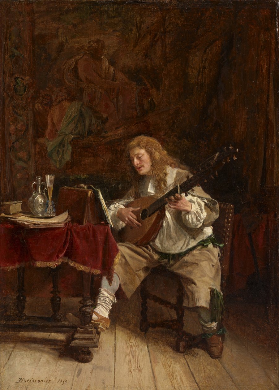 Le Musicien, 1859 - Jean Louis Ernest Meissonier