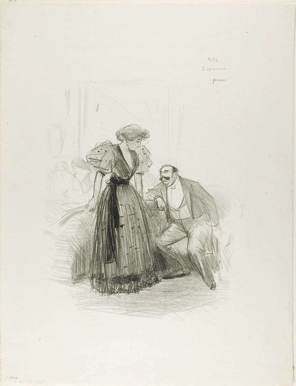 À une soirée - Jean Louis Forain