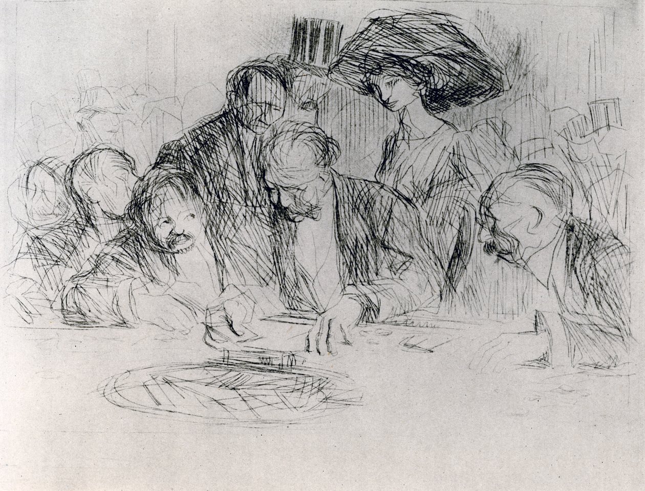 À la table de jeu, 1925 - Jean Louis Forain