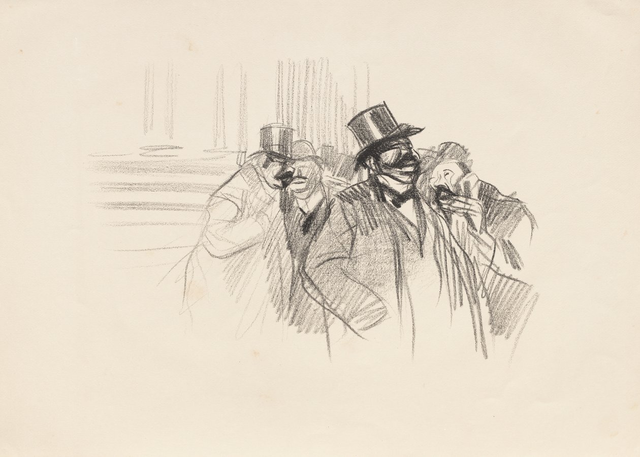 À la Bourse - Jean Louis Forain