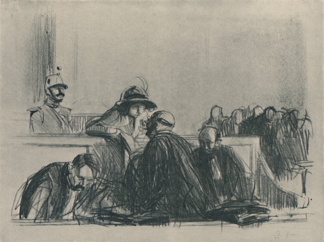 Conseil Juridique, 1919 - Jean Louis Forain