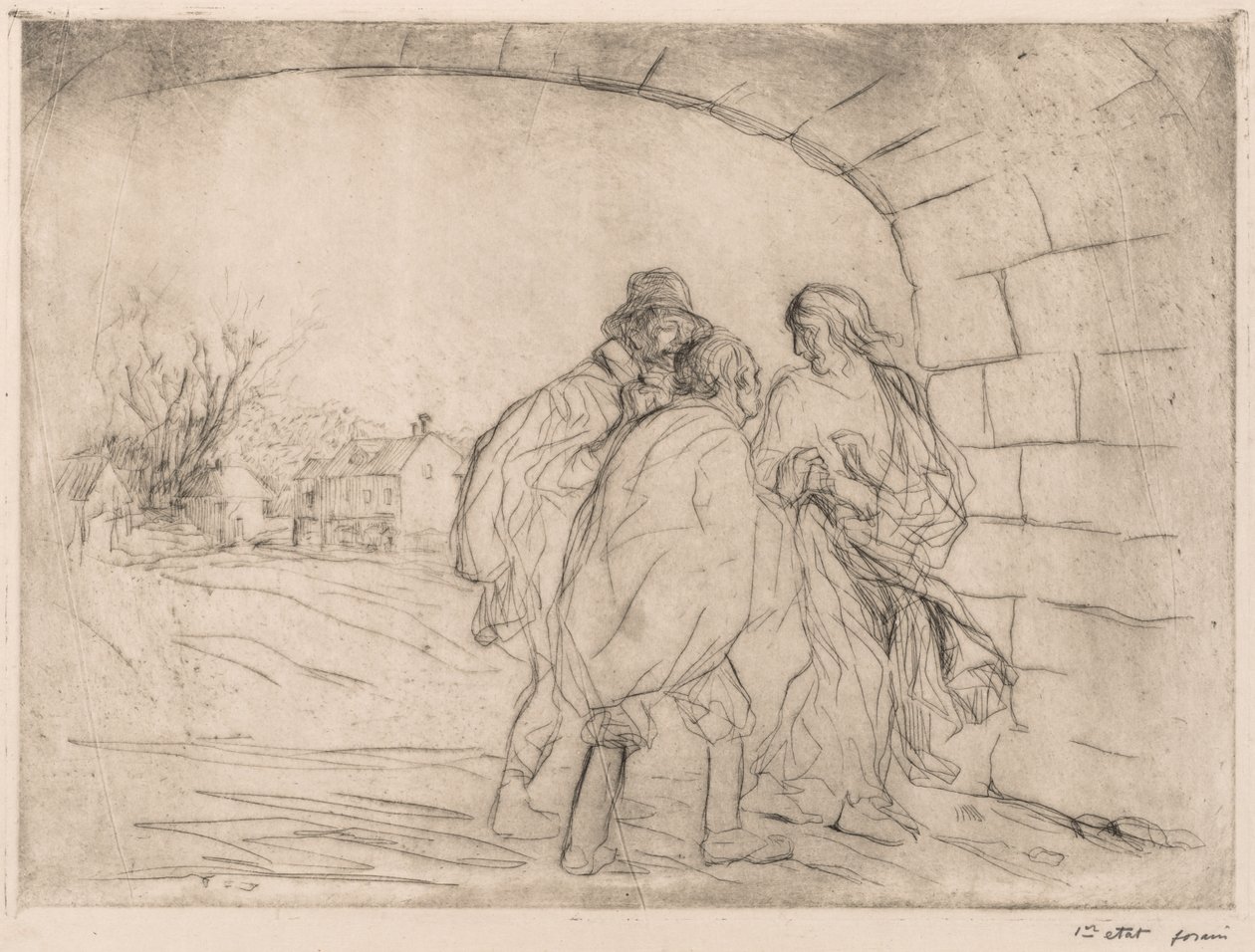 Rencontre sous la voûte - Jean Louis Forain