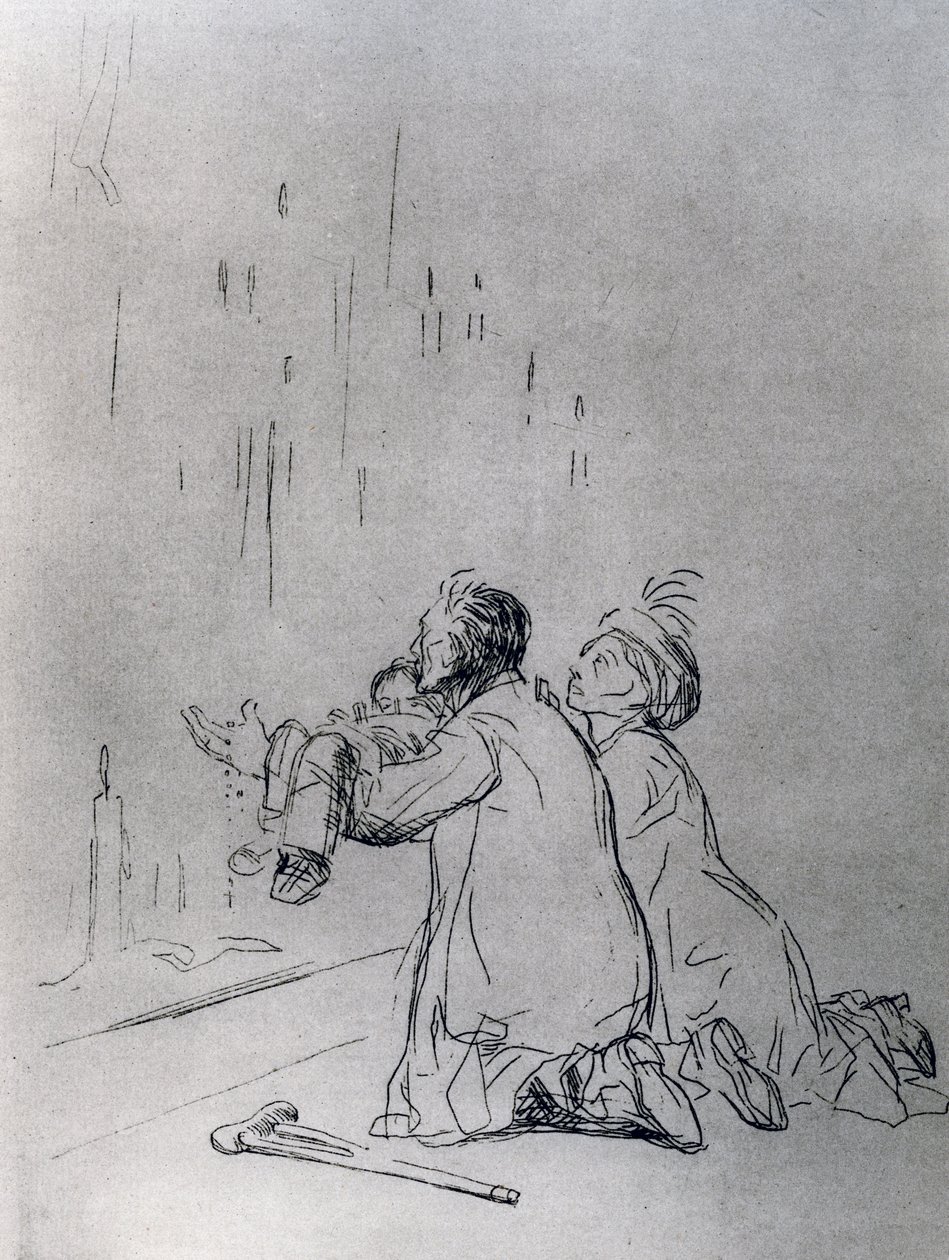 Supplication devant la grotte, 1925 - Jean Louis Forain