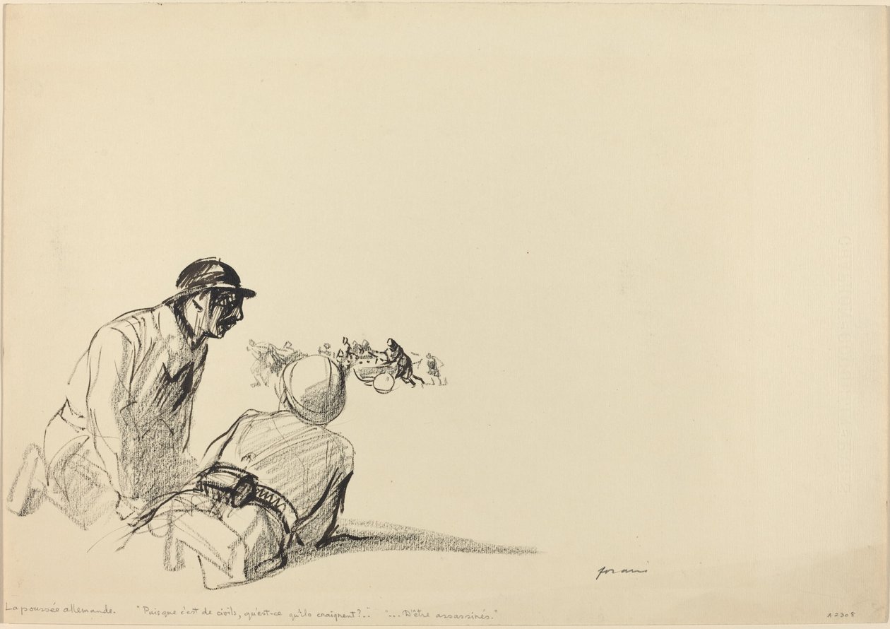Avancée allemande - Jean Louis Forain