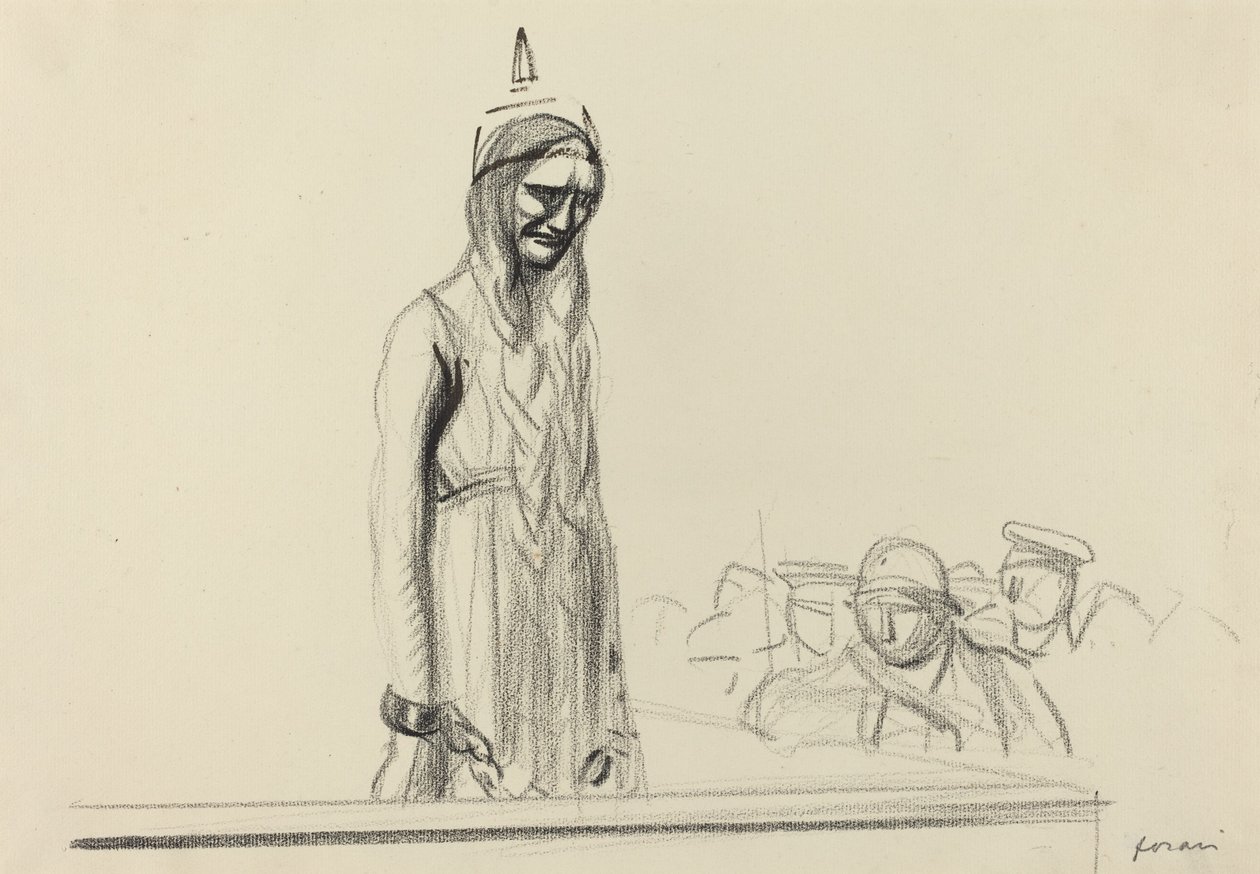 Germania devant les juges, vers 1914-1919 - Jean Louis Forain